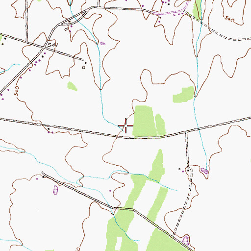 Topographic Map of Township of Mount Joy, PA