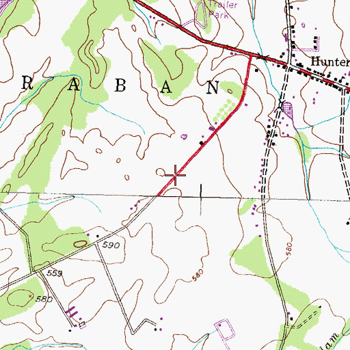 Topographic Map of Township of Straban, PA
