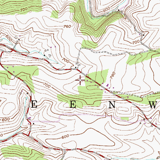 Topographic Map of Township of Greenwich, PA