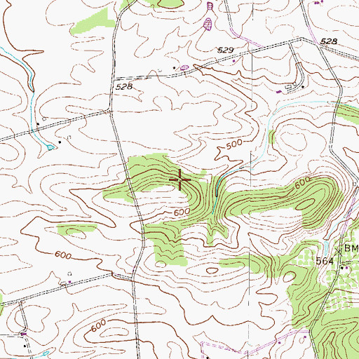 Topographic Map of Township of Tulpehocken, PA