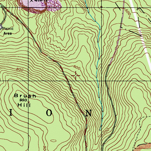 Topographic Map of Township of Union, PA