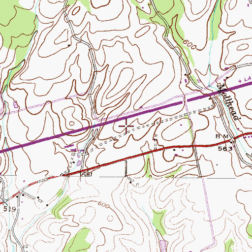 Topographic Map of Township of Upper Tulpehocken, PA