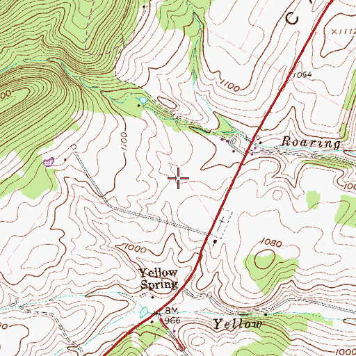 Topographic Map of Township of Catharine, PA