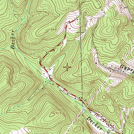 Topographic Map of Township of Snyder, PA