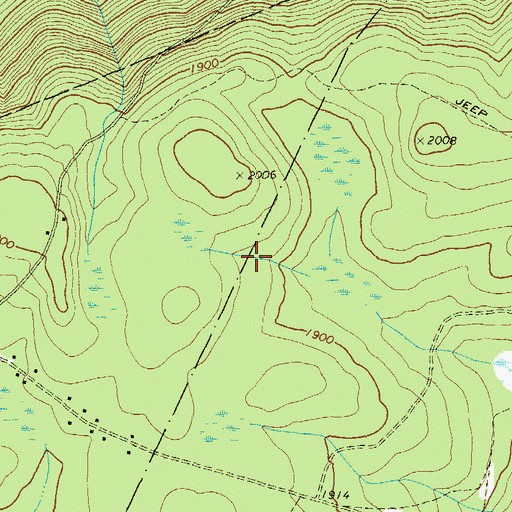 Topographic Map of Township of Franklin, PA