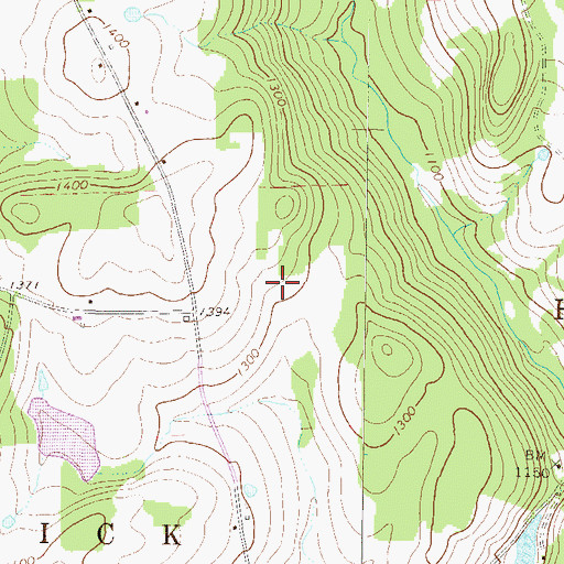 Topographic Map of Township of Herrick, PA