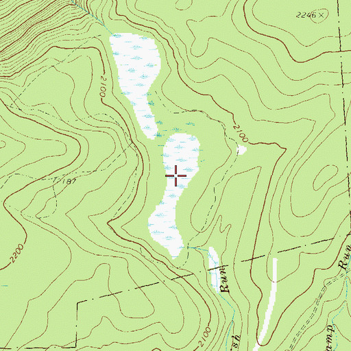 Topographic Map of Township of Leroy, PA