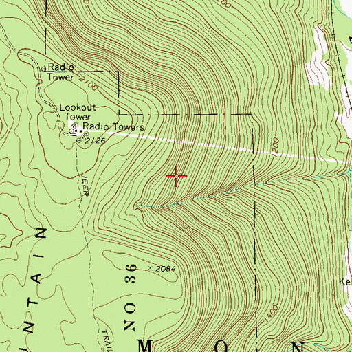 Topographic Map of Township of Monroe, PA