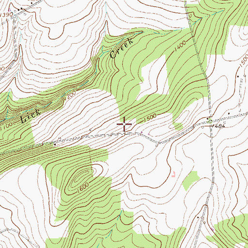 Topographic Map of Township of Sheshequin, PA