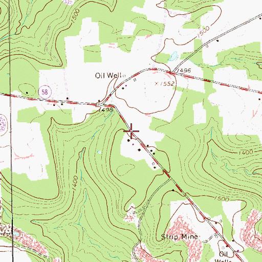 Topographic Map of Township of Allegheny, PA