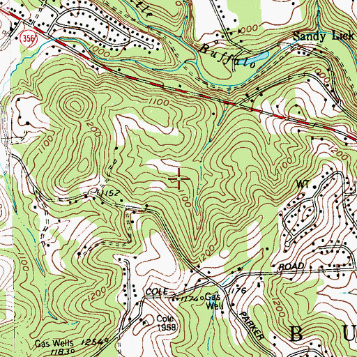 Topographic Map of Township of Buffalo, PA