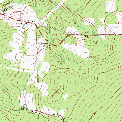Topographic Map of Township of Adams, PA
