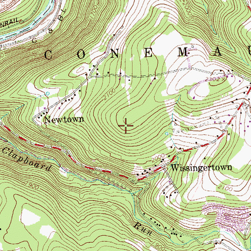 Topographic Map of Township of Conemaugh, PA