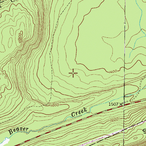 Topographic Map of Township of Banks, PA
