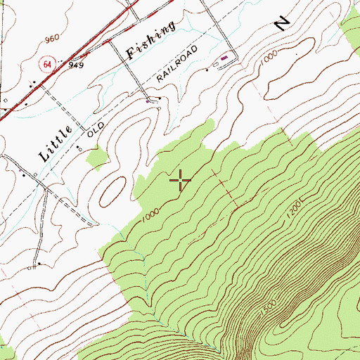 Topographic Map of Township of Walker, PA