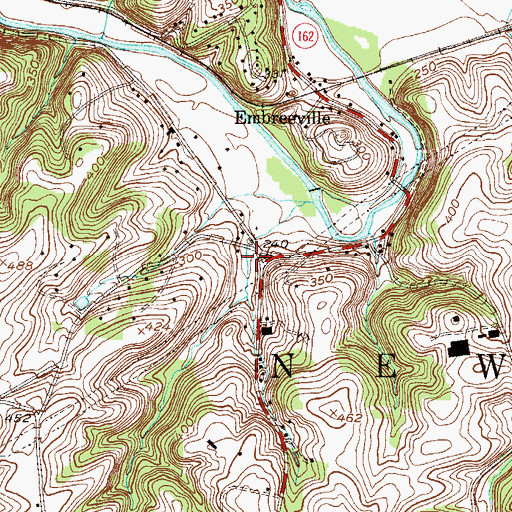 Topographic Map of Township of Newlin, PA