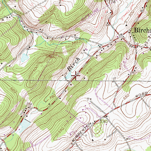 Topographic Map of Township of West Vincent, PA