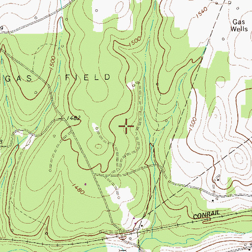 Topographic Map of Township of Limestone, PA