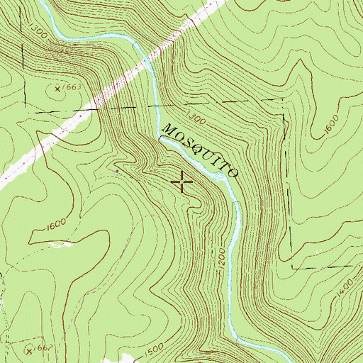Topographic Map of Township of Covington, PA