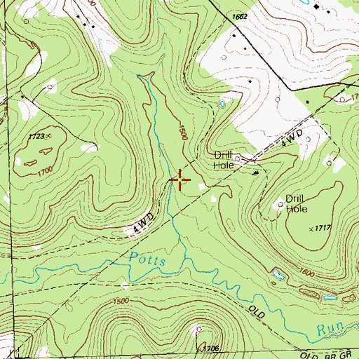 Topographic Map of Township of Knox, PA
