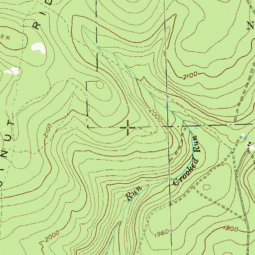 Topographic Map of Township of Goshen, PA