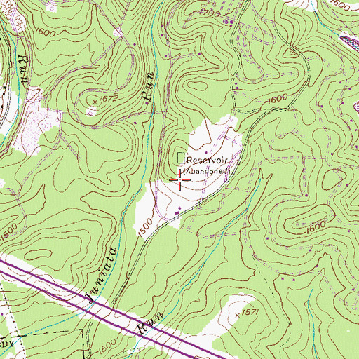 Topographic Map of Township of Sandy, PA