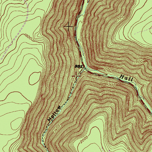 Topographic Map of Township of Noyes, PA