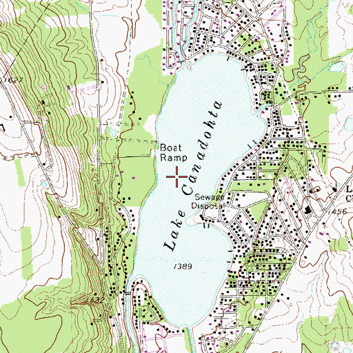 Topographic Map of Township of Bloomfield, PA