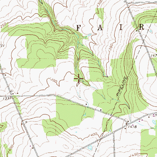 Topographic Map of Township of Fairfield, PA