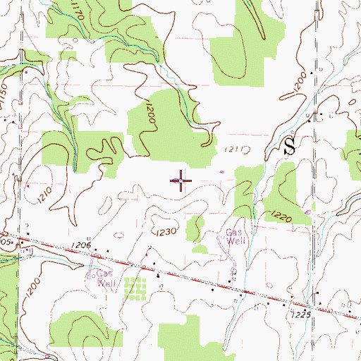 Topographic Map of Township of Spring, PA