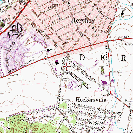 Topographic Map of Township of Derry, PA