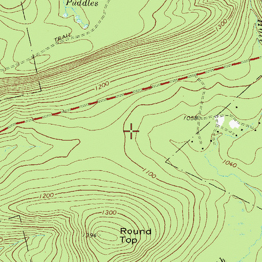 Topographic Map of Township of Jefferson, PA