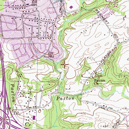 Topographic Map of Township of Susquehanna, PA