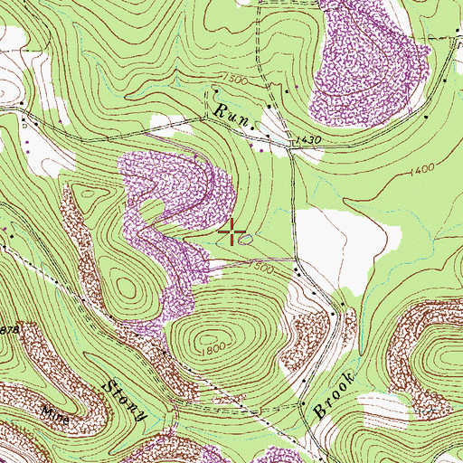 Topographic Map of Township of Jay, PA