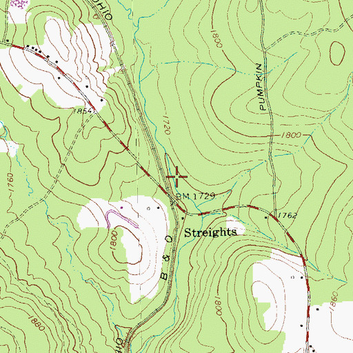 Topographic Map of Township of Jones, PA