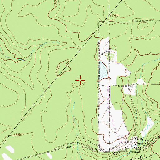 Topographic Map of Township of Millstone, PA