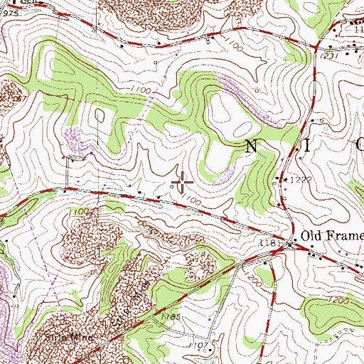 Topographic Map of Township of Nicholson, PA
