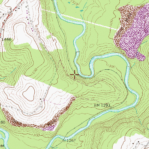 Topographic Map of Township of Springfield, PA