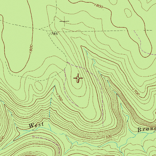 Topographic Map of Township of Howe, PA