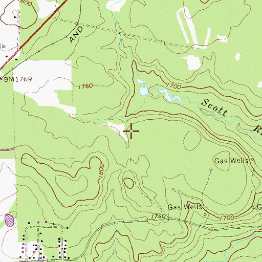 Topographic Map of Township of Jenks, PA