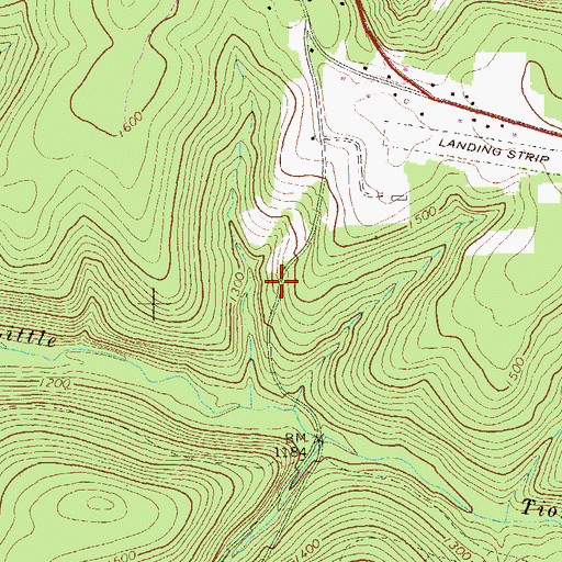 Topographic Map of Township of Tionesta, PA