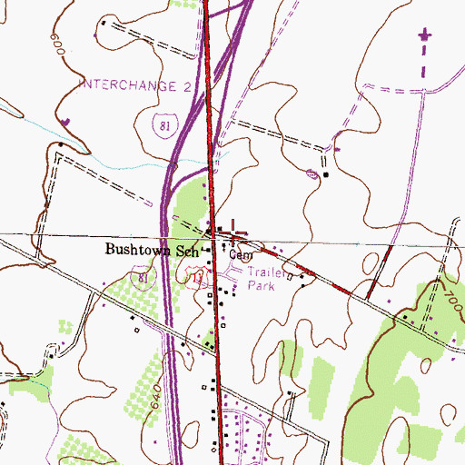 Topographic Map of Township of Antrim, PA
