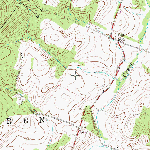 Topographic Map of Township of Warren, PA