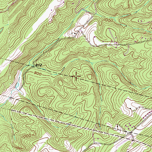 Topographic Map of Township of Penn, PA