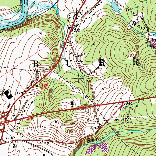 Topographic Map of Township of Burrell, PA