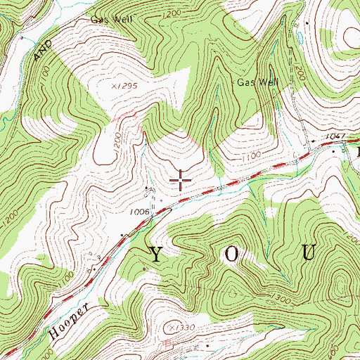 Topographic Map of Township of Young, PA