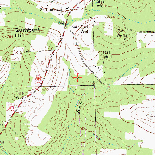 Topographic Map of Township of Eldred, PA