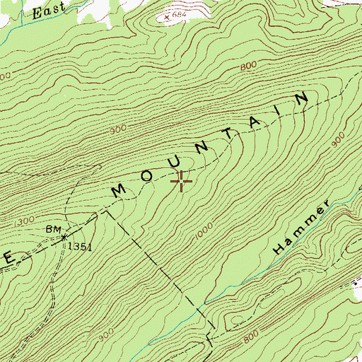 Topographic Map of Township of Milford, PA