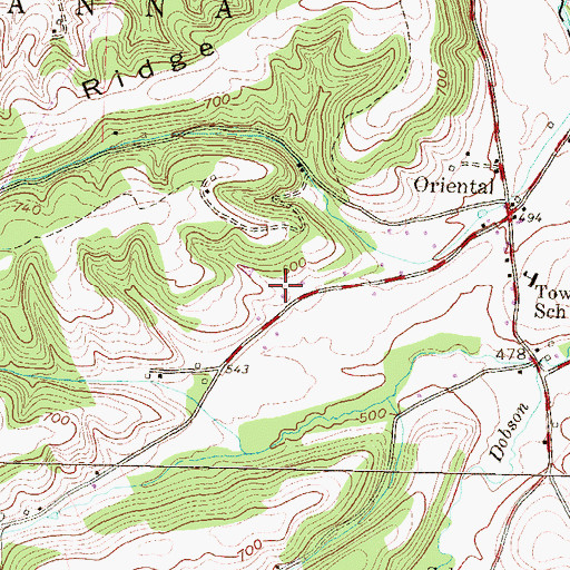 Topographic Map of Township of Susquehanna, PA
