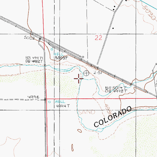 Topographic Map of Tanner Wash, AZ